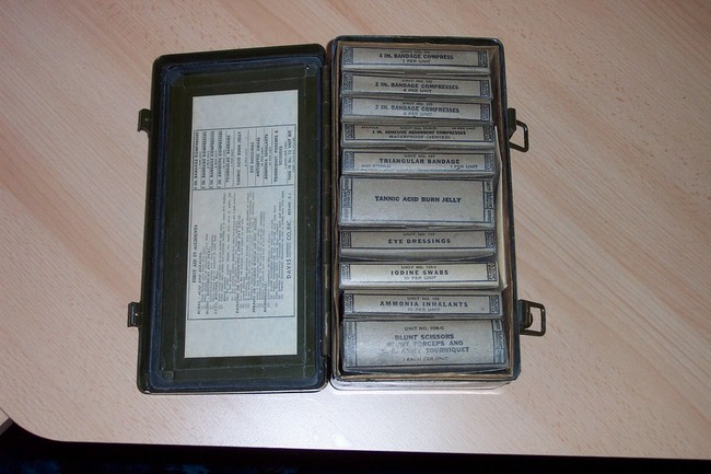 Previously unopened First Aid Kit