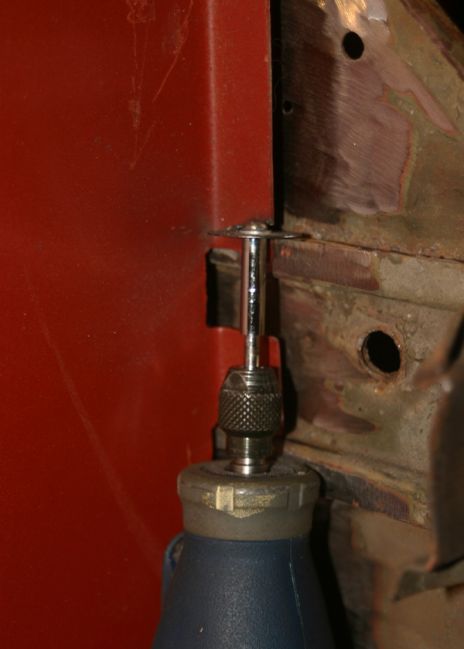 cutting the floor to fit