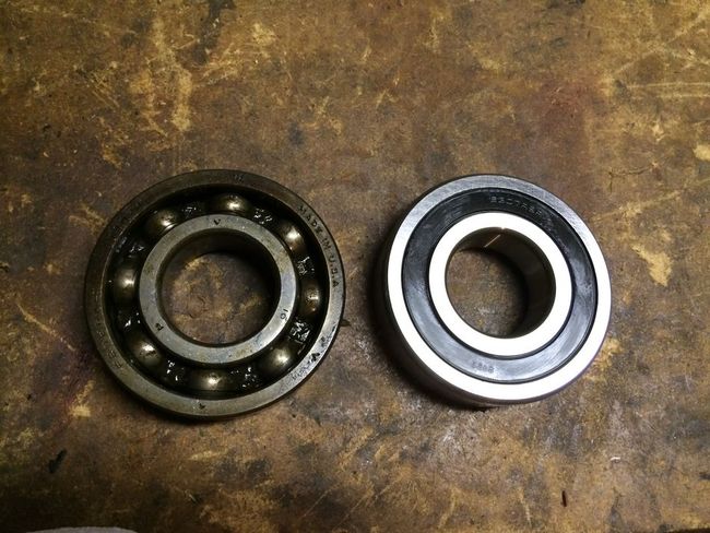 T-84 rear bearing shielded vs. sealed