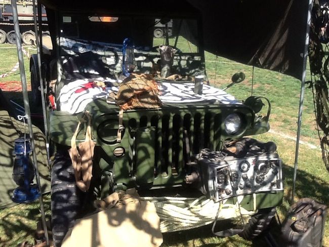 My 1943 jeep back on the show