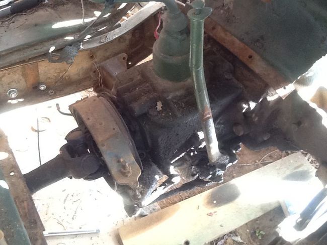 Gear box ready to come out