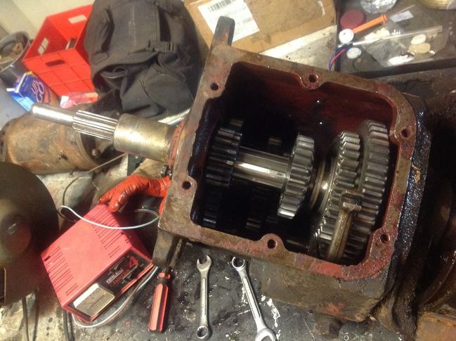Pulling apart for rebuild.