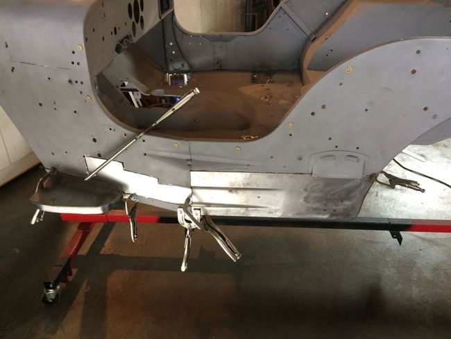 ACM1 tool indent area repairs mocked up