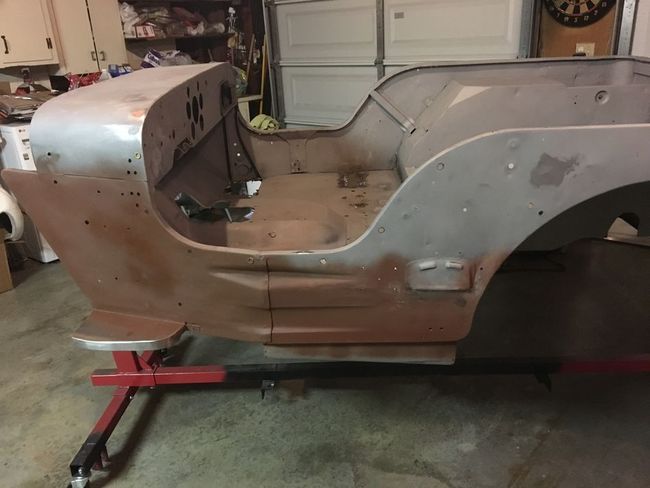 ACM1 tub LH tool indents repaired