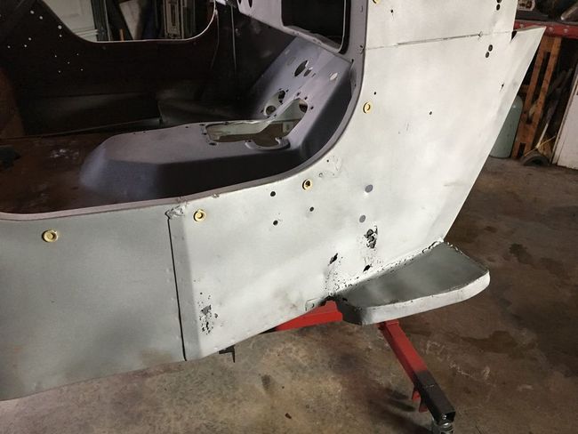 ACM1 tub RH step area damage