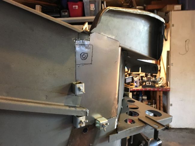 ACM1 tub RH floor repair mock up