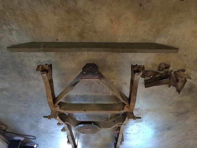 New rear crossmember ready