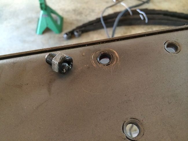 Removing broken bolt