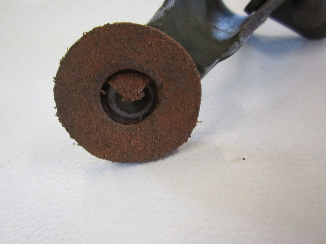 hood latch leather