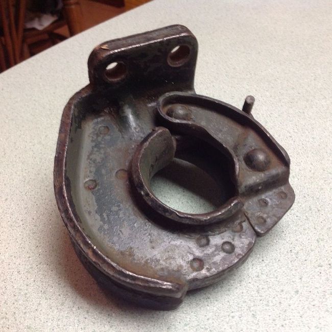 Willys stamped pintle hook side view