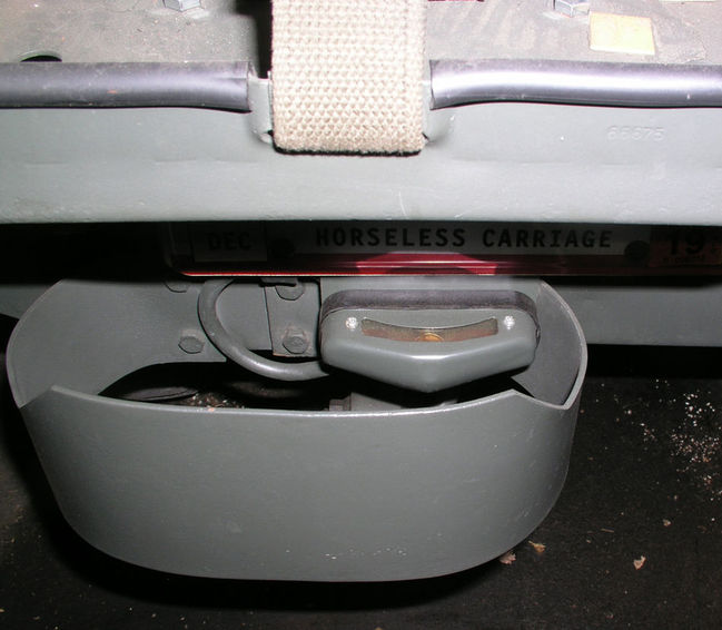 license plate light below plate