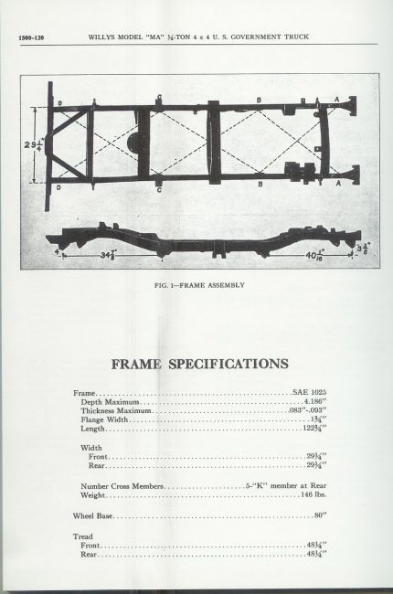 1940 Ford chassis dimensions #3