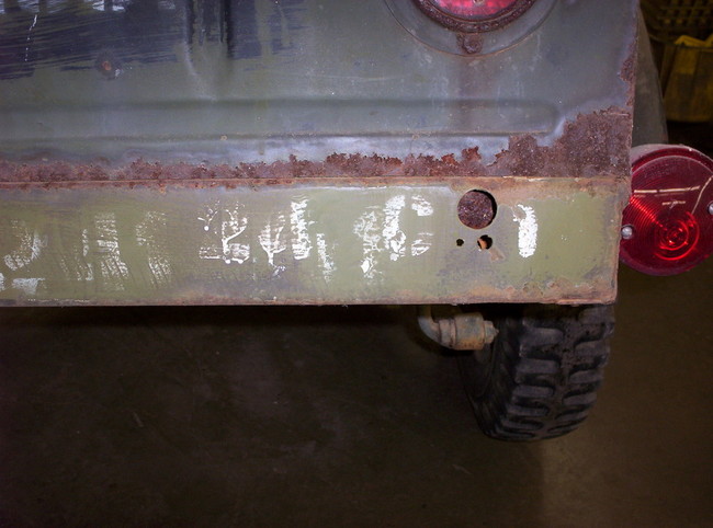 MBT original markings ans paint layers.