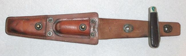 leather pouch open