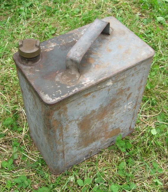 British 1955 water can 2 imperial gallon