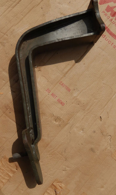 Dodge welded spare tire carrier side