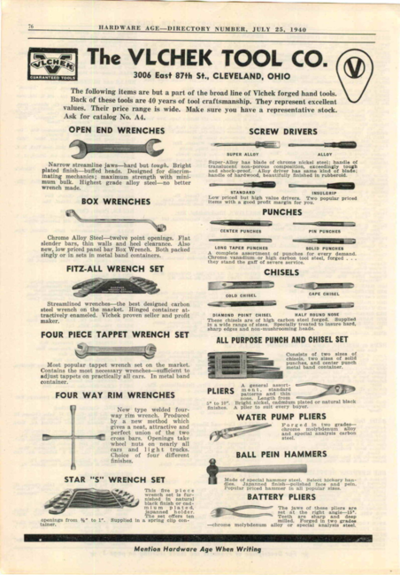vlchek advert.