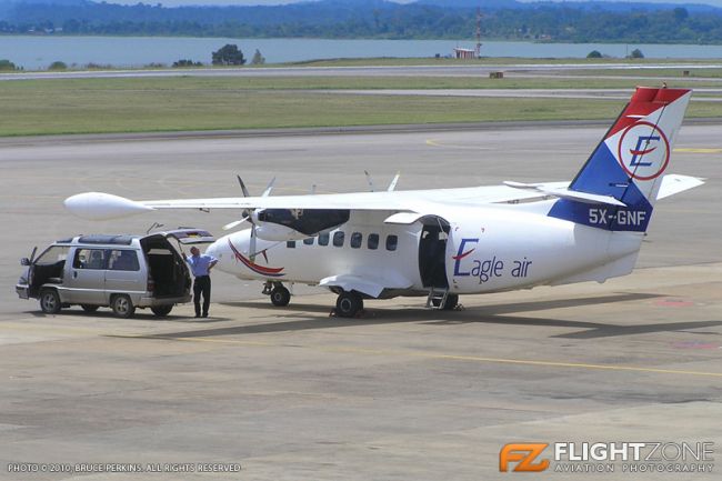 Let 410 5X-GNF Entebbe Airport 420
