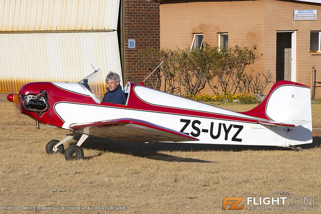 Druine Turbulent ZS-UYZ Orient Airfield FAOI