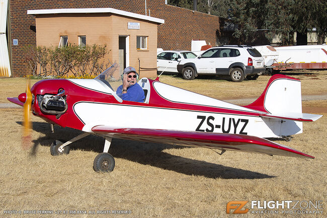 Druine Turbulent ZS-UYZ Orient Airfield FAOI