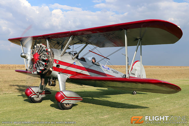 Boeing Stearman ZU-IES Petit Airfield FARA