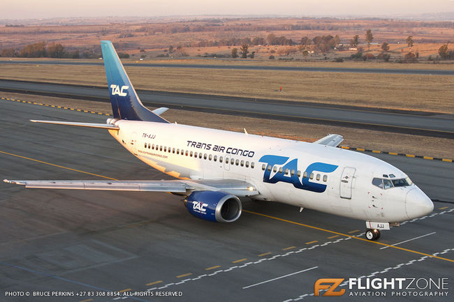Boeing 737 TN-AJJ Lanseria Airport FALA