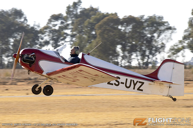 Druine Turbulent ZS-UYZ Orient Airfield FAOI