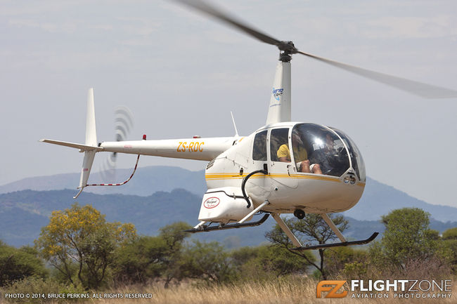 Robinson R44 ZS-RDC Brits Airfield FABS
