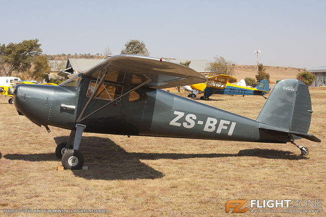 Cessna 140 ZS-BFI Syferfontein Airfield FASY