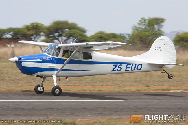 Cessna 170 ZS-EUO Brits Airfield FABS