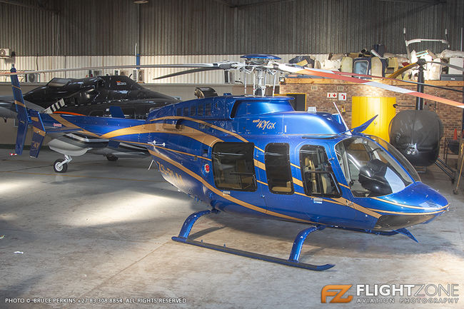 Bell 407 ZS-RLM Rand Airport FAGM