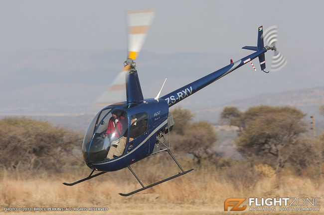 Robinson R22 ZS-RXV Brits Airfield FABS