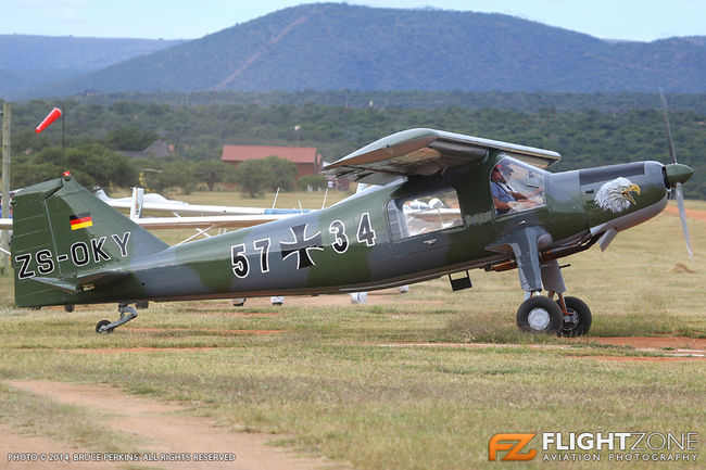 Dornier DO-27 ZS-OKY Zebula Airfield
