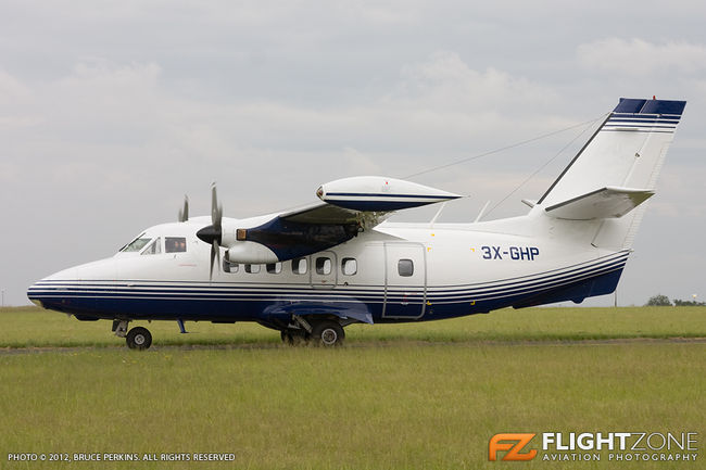 Let 410 3X-GHP Rand Airport FAGM