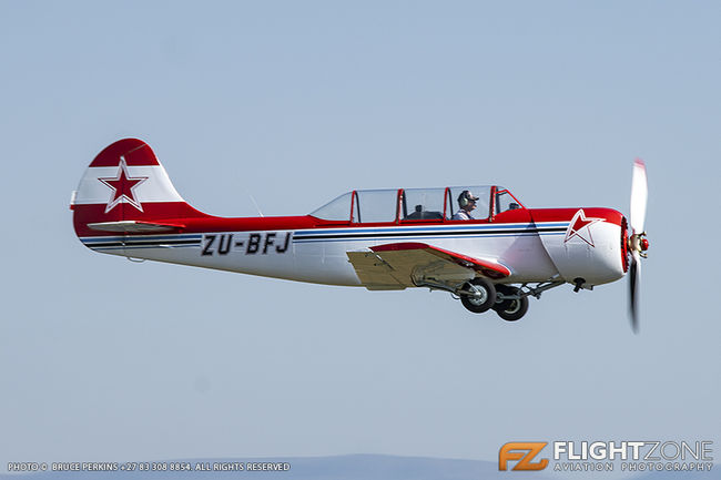 Yak-52 ZU-BFJ Krugersdorp Airfield FAKR