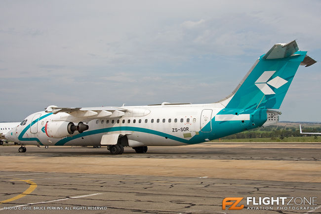 BAe 146 ZS-SOR Lanseria Airport FALA