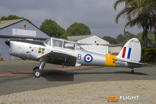 De Havilland DHC-1 Chipmunk ZS-JJG Rand Airport FAGM