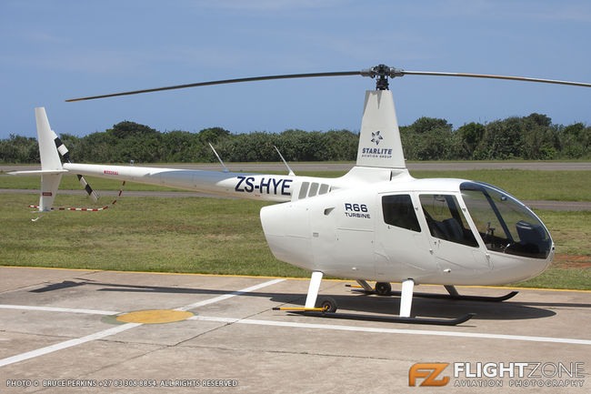 Robinson R66 ZS-HYE Virginia Airport FAVG