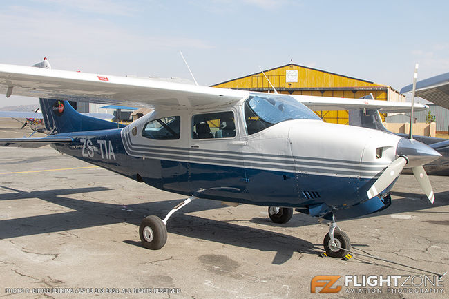 Cessna 210 Centurion ZS-TIA Rand Airport FAGM