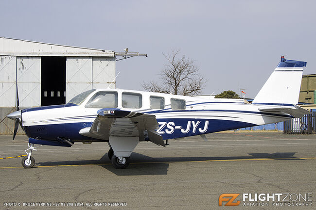 Beechcraft A36 Bonanza ZS-JYJ Rand Airport FAGM