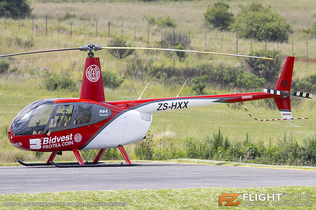 Robinson R44 ZS-HXX Krugersdorp Airfield FAKR