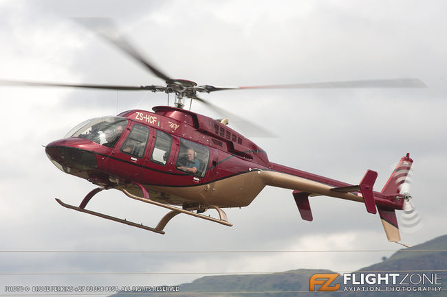 Bell 407 ZS-HCF Coves Airfield