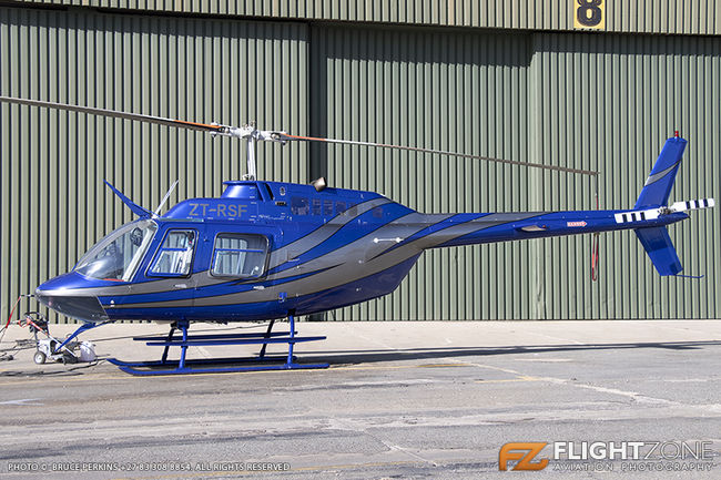 Bell 206B Jet Ranger ZT-RSF Rand Airport FAGM