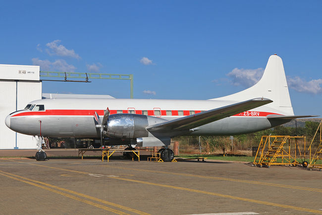 Convair 340 ZS-BRV Wonderboom Airport FAWB