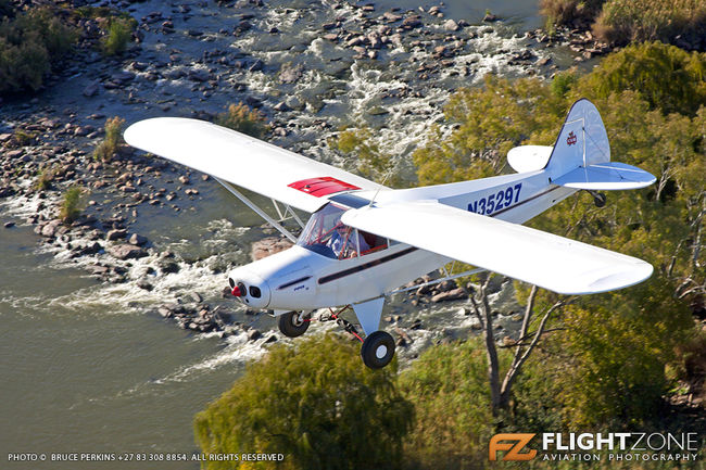 Piper J5 Cub N35297 Parys Airfield FAPY