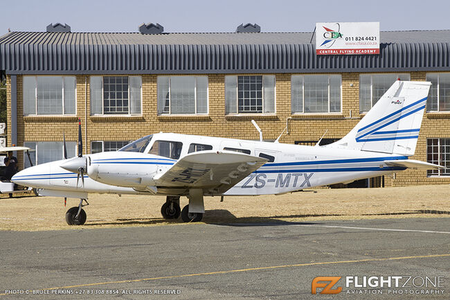 Piper PA-34 Seneca ZS-MTX Rand Airport FAGM