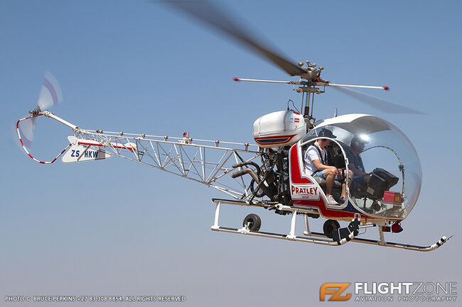 Bell 47 ZS-HKW Krugersdorp Airfield FAKR