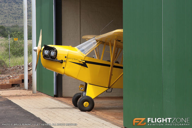 Piper J3C Cub ZS-AWJ Coves Airfield