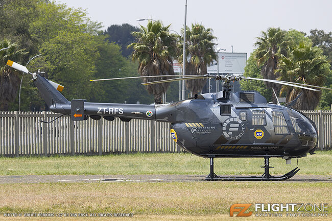 MBB BO-105 ZT-RFS Rand Airport FAGM