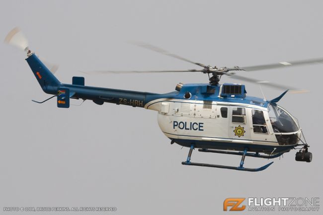MBB BO-105 ZS-HRH Rand Airport FAGM SAPS SA Police